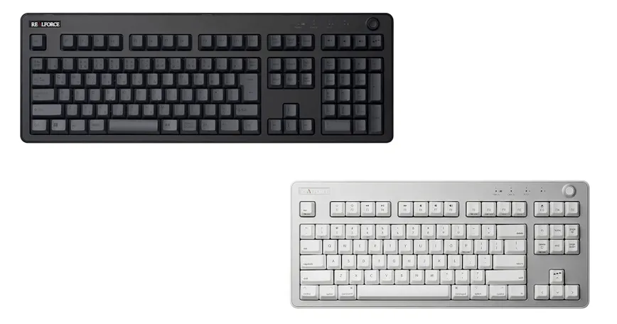 東プレREALFORCEキーボードの型番ルールと搭載機能の違いのサムネイル